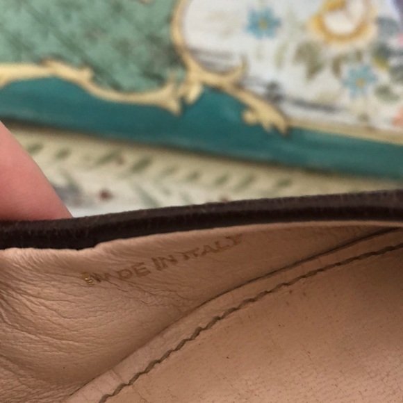 Prada Black & Brown Cap Toe Ballet Flats - Picture 6 of 6